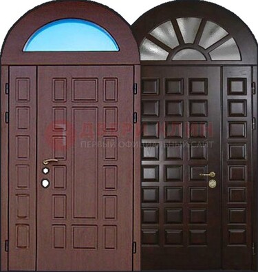 Стальная арочная дверь ДА-8 для административного здания в Орле