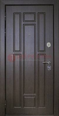 Одностворчатая входная дверь с накладкой МДФ ДМ-131 в Мурино