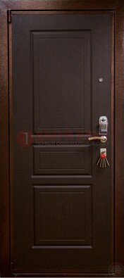 Современная стальная дверь с МДФ ДМ-158 в Мурино