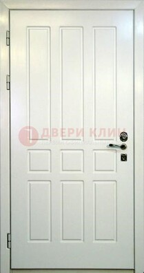 Белая стальная дверь с МДФ ДМ-36 в Мурино