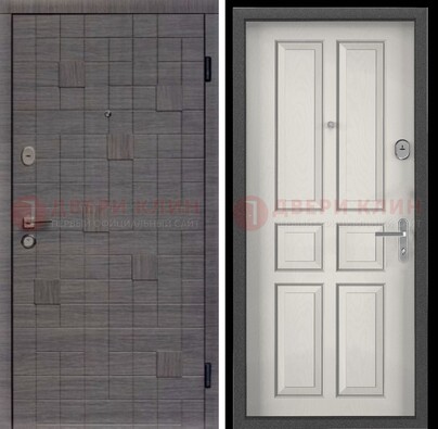 Cтальная дверь в квартиру с МДФ ДМ-488 в Мурино