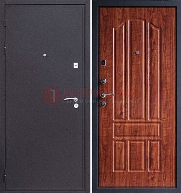 Темная стальная дверь с порошковым напылением ДП-188 в Мурино