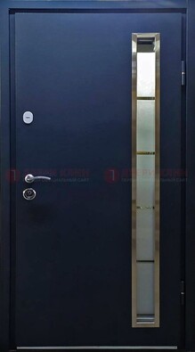 Металлическая дверь с порошковым покрытием и МДФ Белый дуб ДП-219 в Мурино