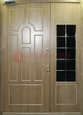 Входная дверь Дверь со вставками из черного стекла ДПР-42 в Мурино