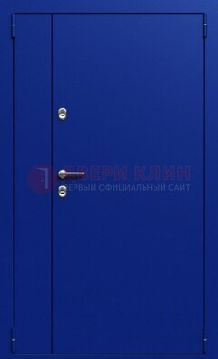 Синяя тамбурная дверь ДТМ-23 в Мурино