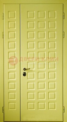 Салатовая тамбурная дверь ДТМ-28 в Мурино
