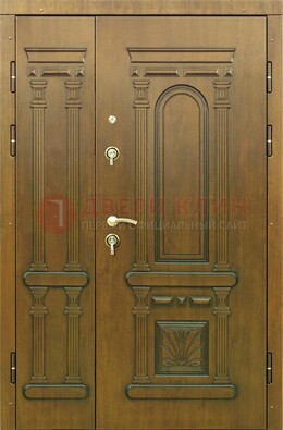 Полуторная железная дверь с виноритом ДВТ-174 в Мурино