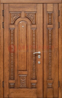 Полуторная железная дверь винорит для дома ДВТ-252 в Мурино